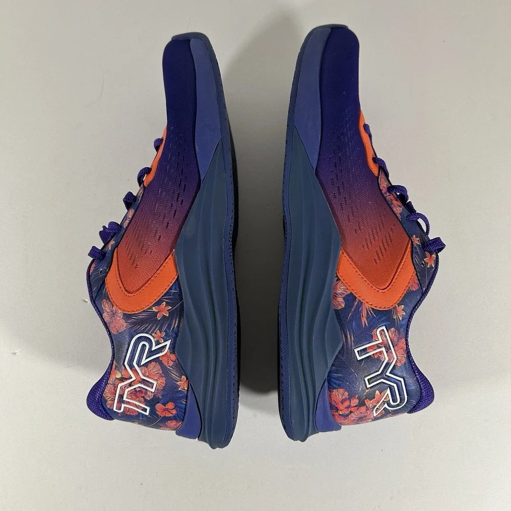 TYR CXT-1 Trainer Men's Shoes Size 11 Women's 12.5 Multicolor Floral Pattern Gym